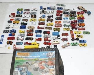 90+ Matchbox Die-cast Model Cars