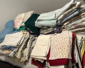 bedding - blankets, afghans, pillow cases, shams, sheets, etc.