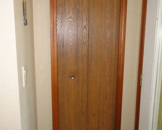 Bi-fold closet doors, along with the trim is also for sale