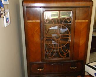 Waterfall Cabinet, and all the other booze and ornaments are also for sale too