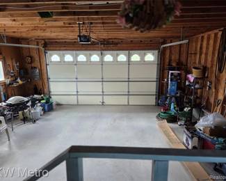 All the items in the garage have got to go, including the garage door, and the garage door opener too