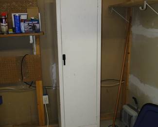 This solid metal steel cabinet is also one of a kind