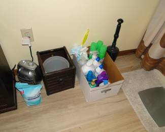 We also have a large selection of cleaning supplies too