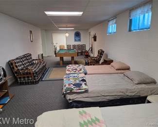 All the beds, and all the couches, all the carpet, all of this must go away