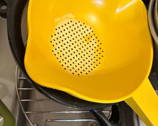 yellow strainer