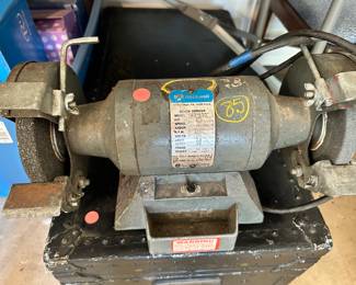 Rockwell bench grinder