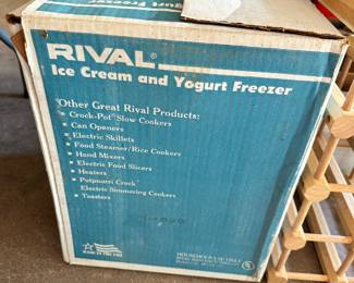 Rival ice cream and yogurt freezer