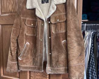Vintage suede coat