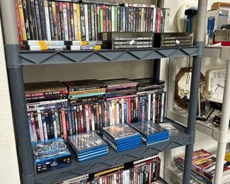 DVDs and BluRays