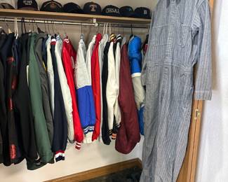 Men’s coats, suits, shoes, overalls