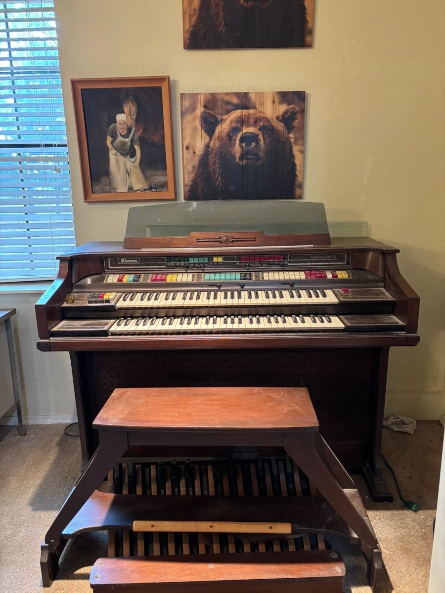 Organ needs repair, wall decor