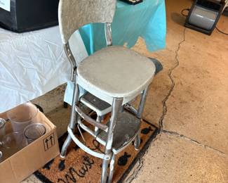 vintage step stool