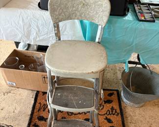 vintage step stool