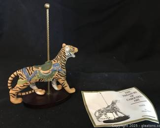 Tiger Franklin Mint Carousel