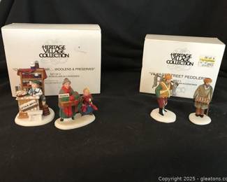 Dept 56 Christmas Bazaar Village Street People
