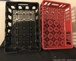 Two Coca Cola Crates