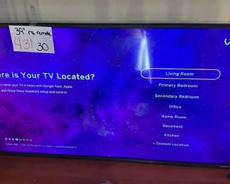 40" TV no remote