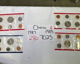Proof Set Coins 