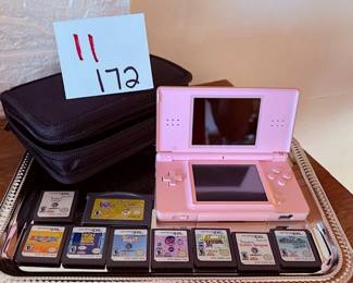 Nintendo DS lite with games 