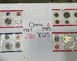 Proof Set Coins 
