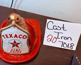 Cast Iron Texaco Hat 