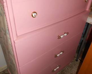 Pink Chest of Drawers