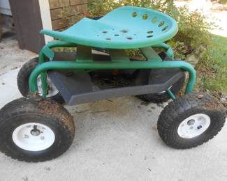 Rolling Yard Stool