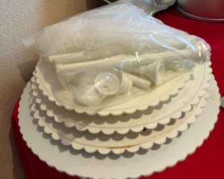 Cake decor tower plates