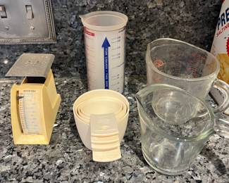 Assortment of measuring utensils