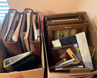 Frames and photo albums