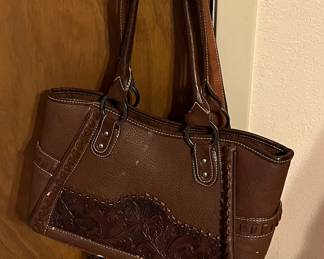Assortment of bags and purses