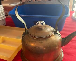 Copper teapot