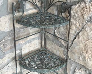 Corner plant stand 