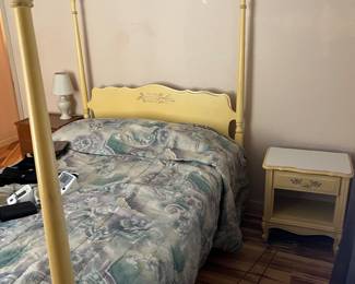 1970’d canopy bed and night stand