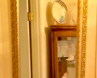 Mirror in foyer.