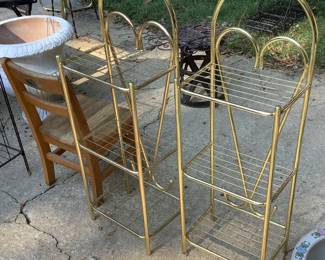 Just a few of the metal stands.