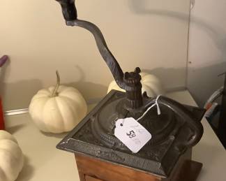 Old coffee grinder.  In great shape.