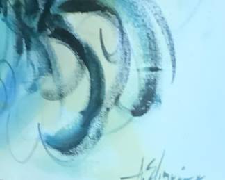 Signature of artist.