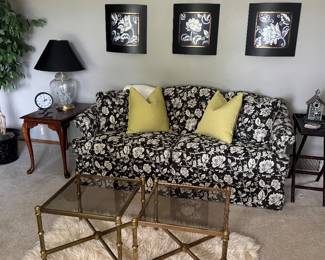 Floral couch