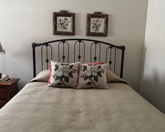 Wrought iron bed