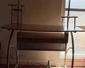 NFF023 Desk With Pull Out Drawer And Keyboard Holder 