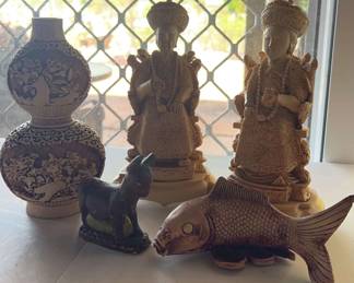 NFF032 - Wood Carved Decorative Pieces