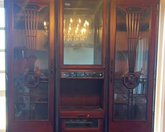 NFF022 - Antique Wooden Display Cabinet 