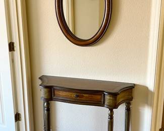 Hall Table w/Mirror