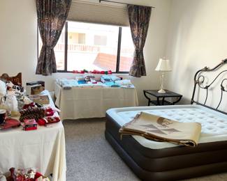 Holiday decor, linens and more