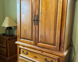 Armoire for clothing storage