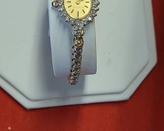 14K and Diamonds watch 