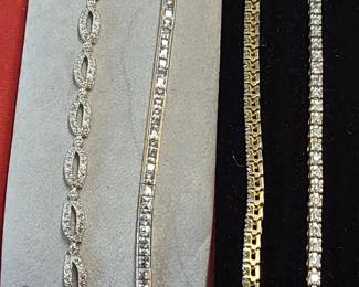 Gorgeous 14K and Diamonds bracelets 