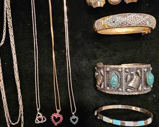 Assorted Sterling jewelry 