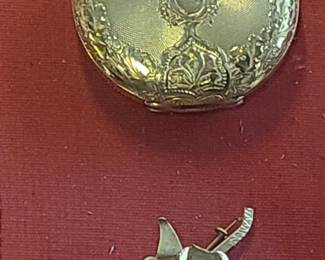 Rare 18k key wind pocket watch 